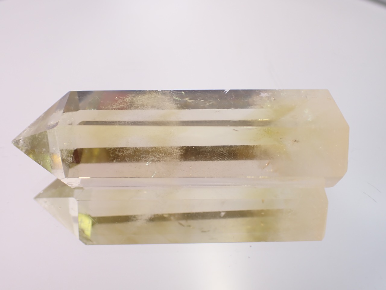 レモンクォーツ　オベリスク/シングルポイント　39.3g　[D2-3]