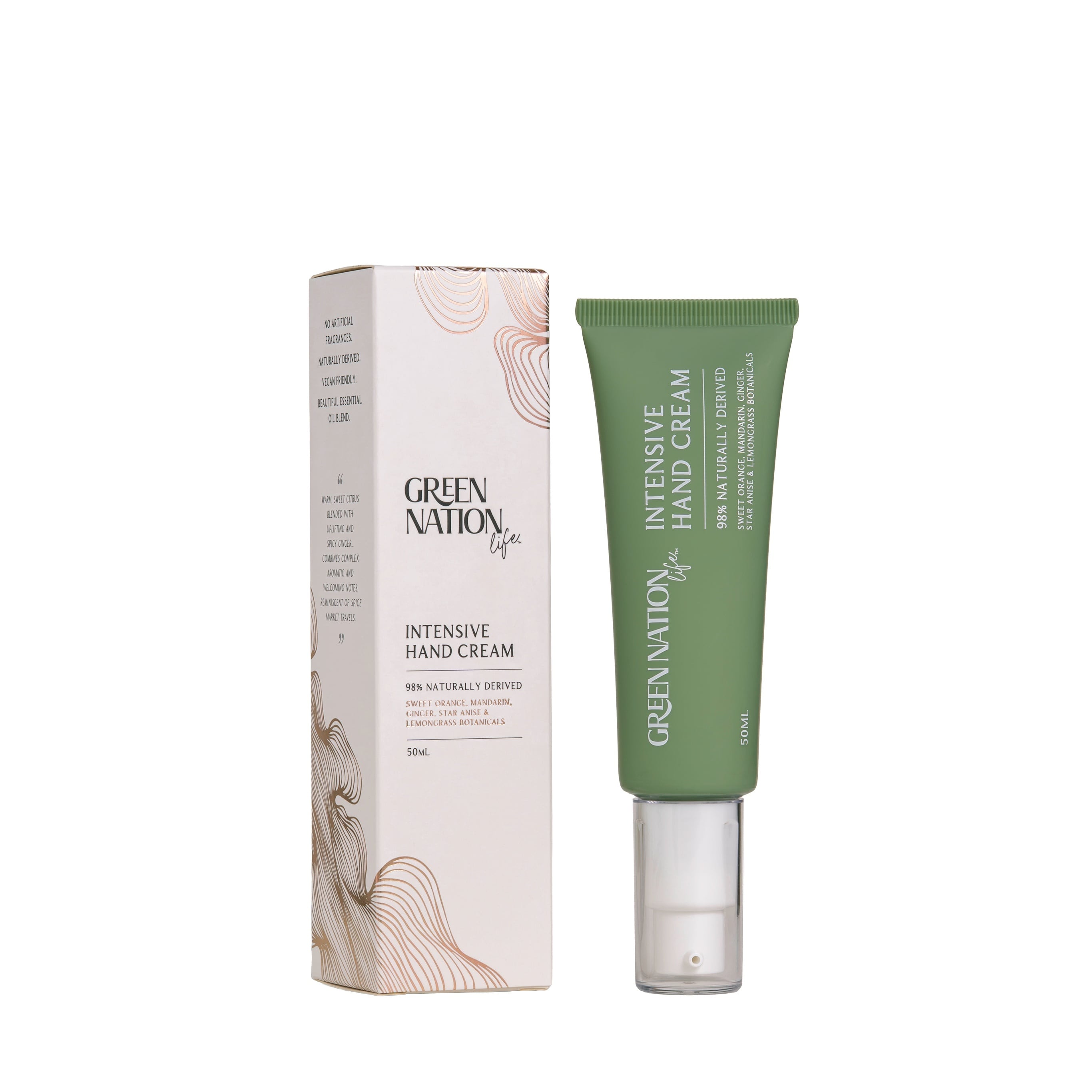 インテンシブ ハンドクリーム 50ml スイートオレンジ&レモングラス