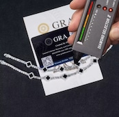 【Ice91】Clover Tennis Bracelet【Moissanite】