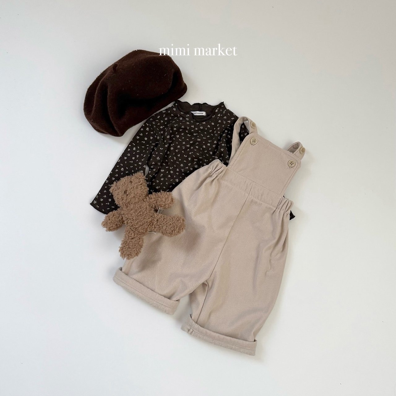 ミミマーケット / mimimarket / ラリハイネックT / 韓国子供服 / キッズ / 26winter〖取寄〗*S~L*