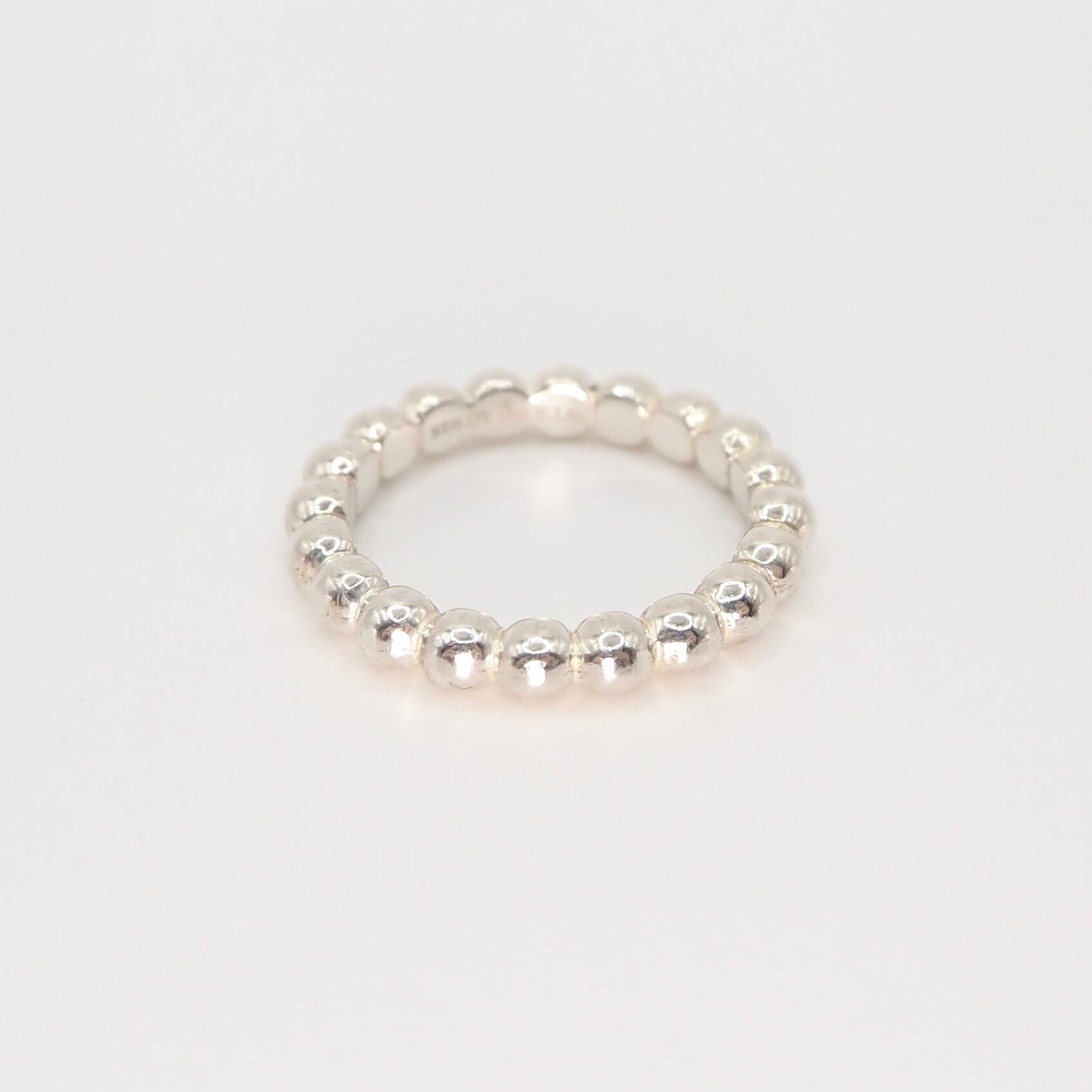Tiffany&Co. 約6号 ハードウェア ボールリング シルバー925