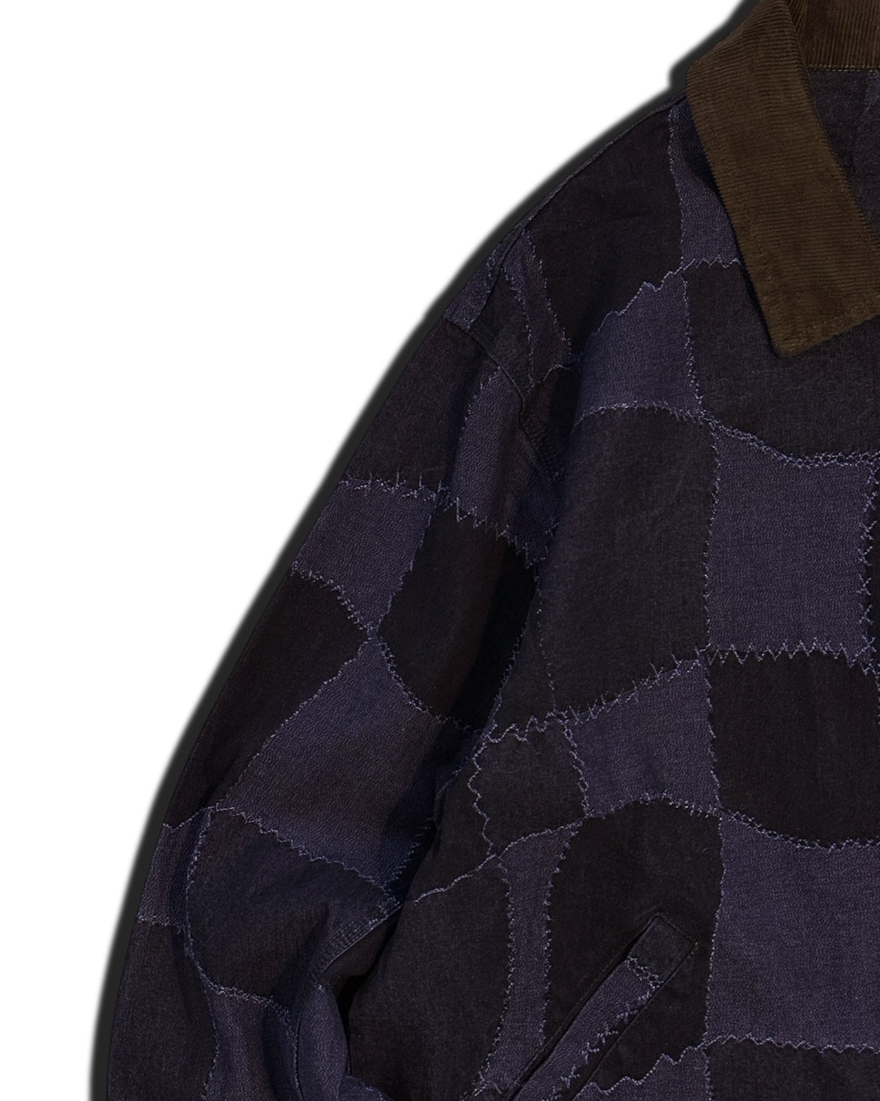 【2着限定販売 / 最短即日発送】切り返しデニムジャケット Puzzle