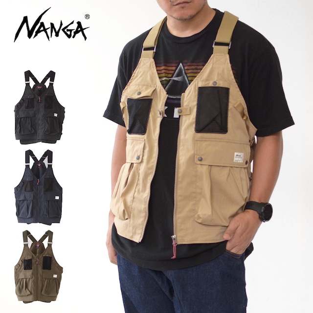 NANGA [ナンガ] TAKIBI RIPSTOP FIELD VEST [N11D] タキビリップストップフィールドベスト・ベスト・焚き火・アウトドア・キャンプ・MEN'S/LADY'S [2022SS]