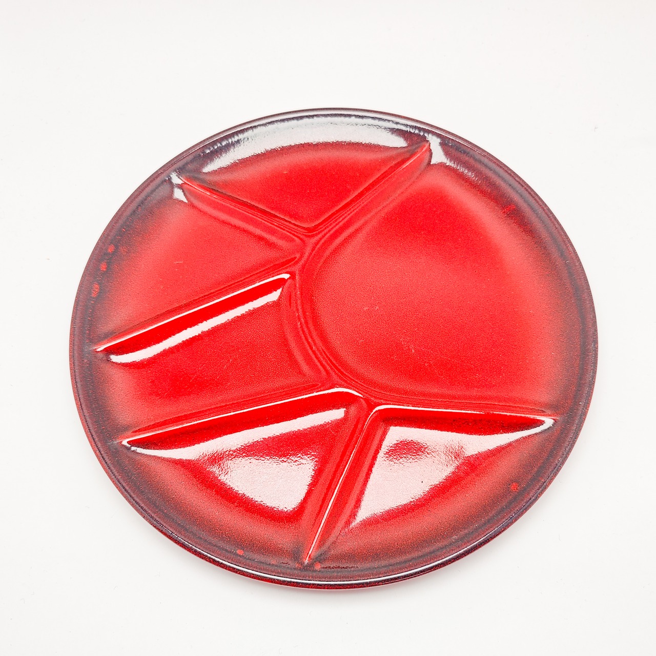 ヴィンテージ雑貨 70’s ブレックファーストプレート（仕切りプレート）