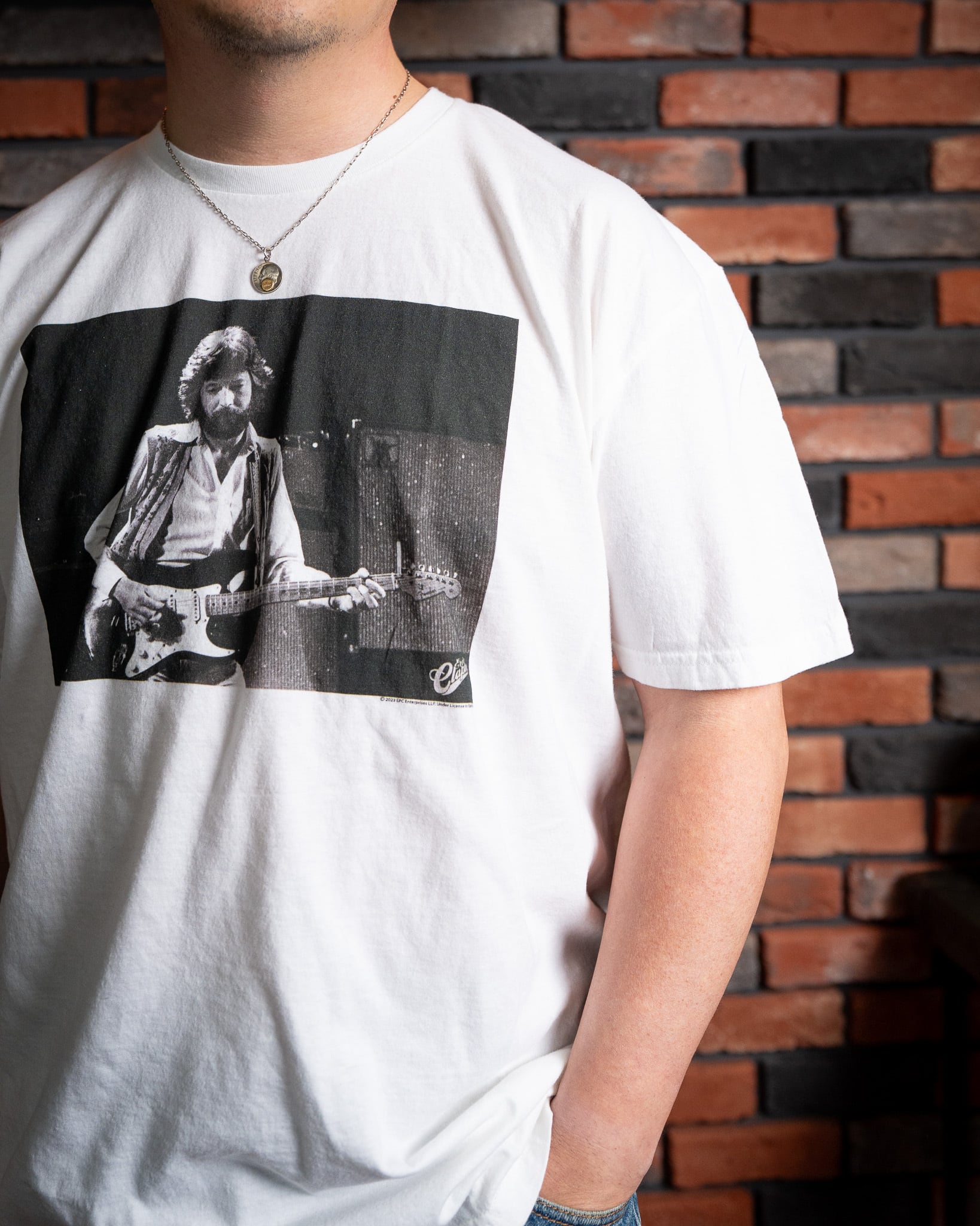 THRIFTY LOOK】ERIC CLAPTON TEE 新品 ユーズド加工 L XL エリック
