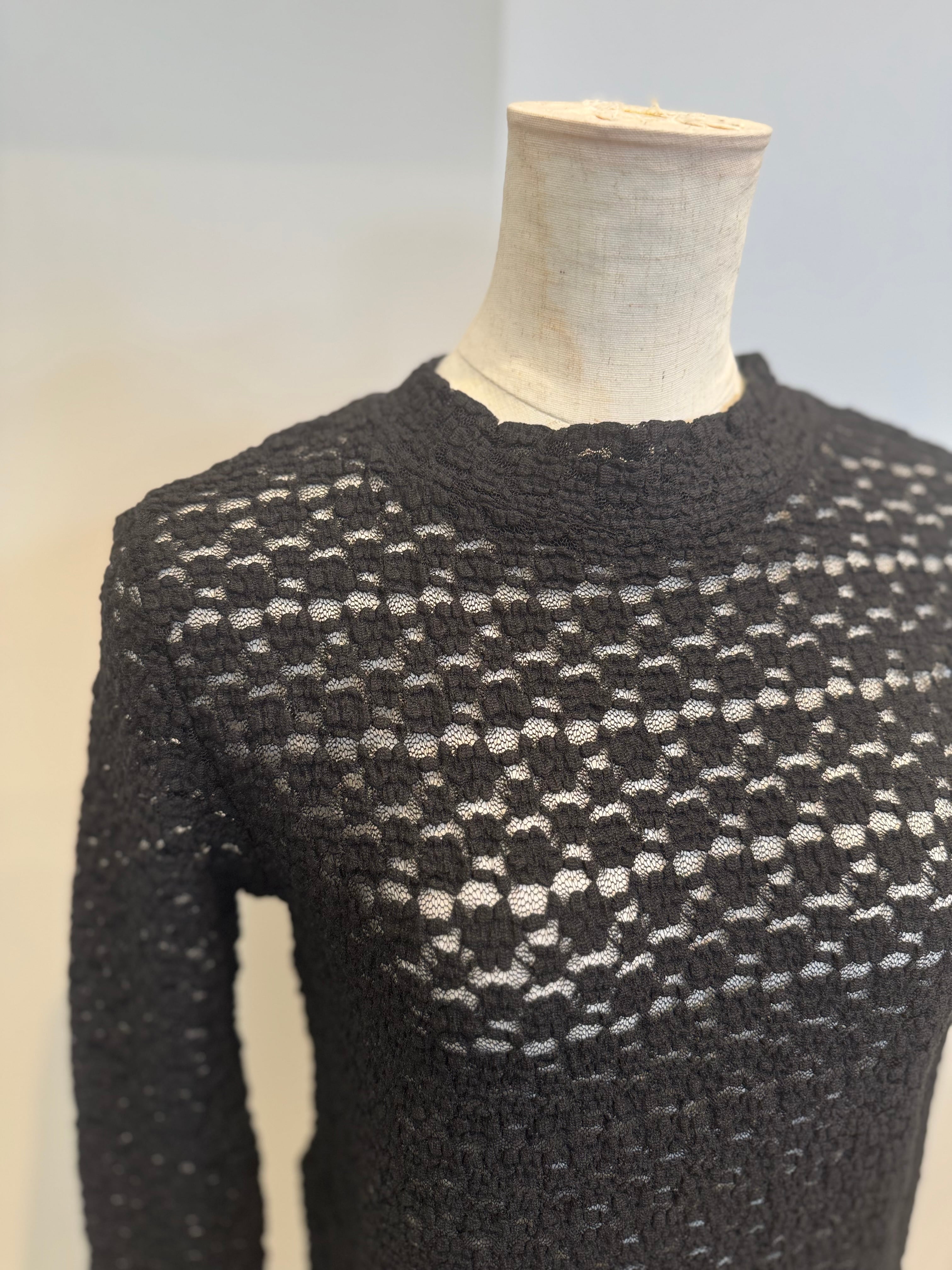 【SELECT】ストレッチレースプチハイネックPO 25-0685