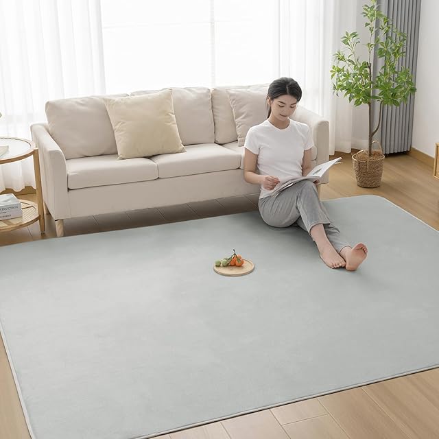 HARUMIN 極厚30mm カーペット 高反発 200×250cm アイボリー