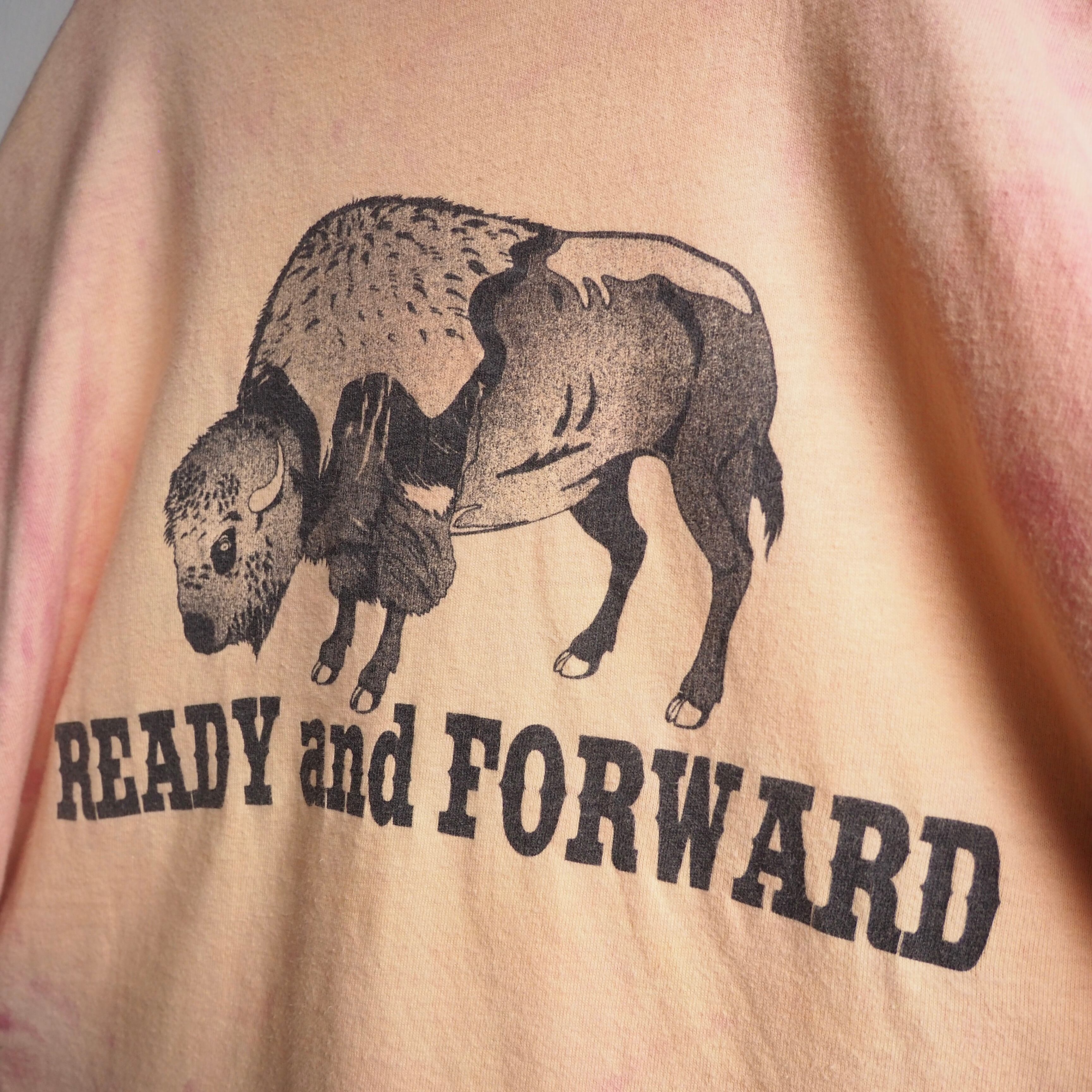 1990s ” New Buffalo soldiers ” printed vintage Tie dye Tee (made in Usa)