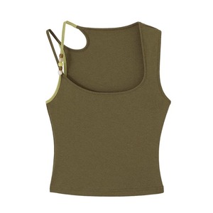 [CONP] Bead Color Asymmetric Tank Top