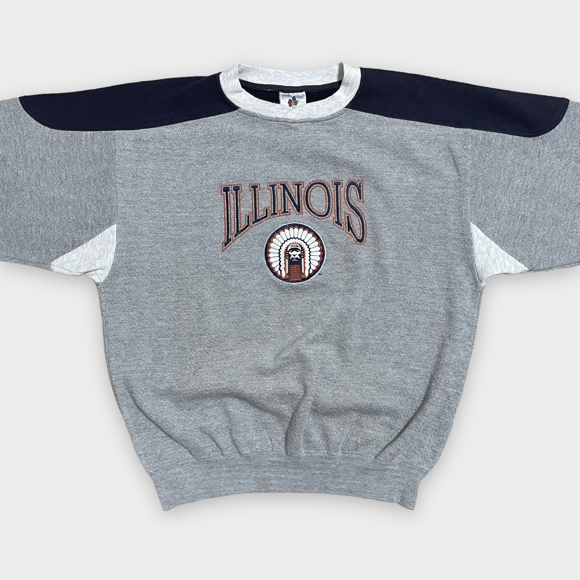 Midwest Embroidery】カレッジ イリノイ大学 ILLINOIS 刺繍ロゴ
