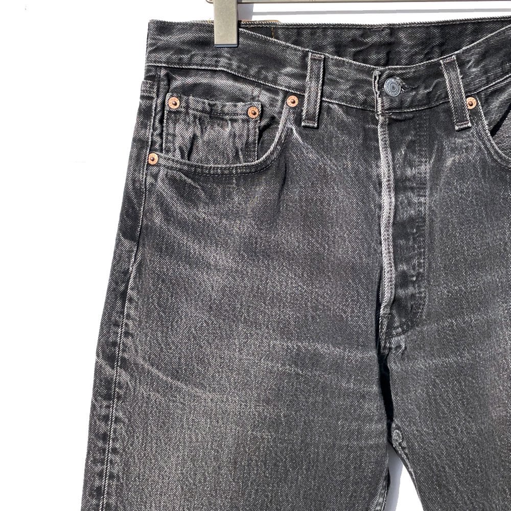 Levis 501 Black [Levis 501-0660 Made in USA] [1990s] Vintage Black
