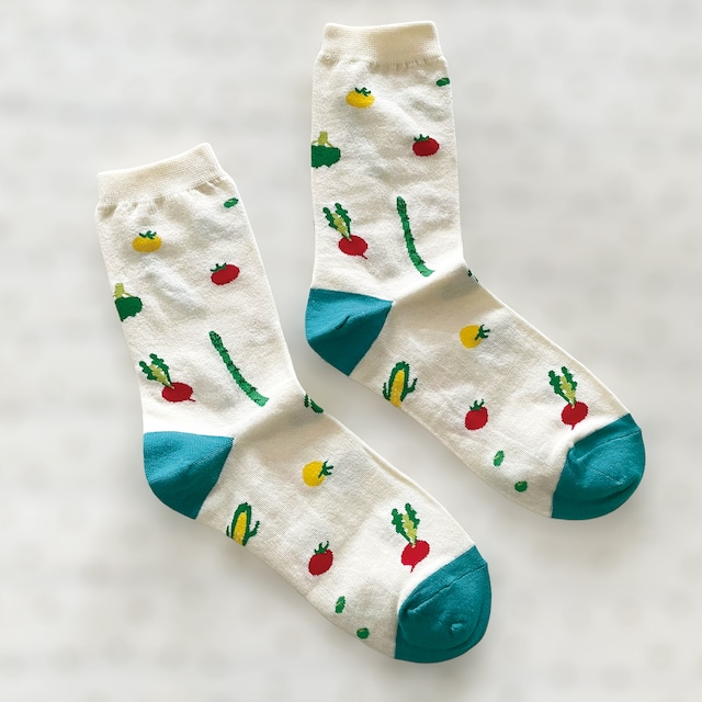 再入荷【garapago socks】お野菜ソックス