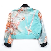 【BJK-L018】再構築リバーシブル着物ボンバー KIMONO REVERSIBLE BOMBER JACKET
