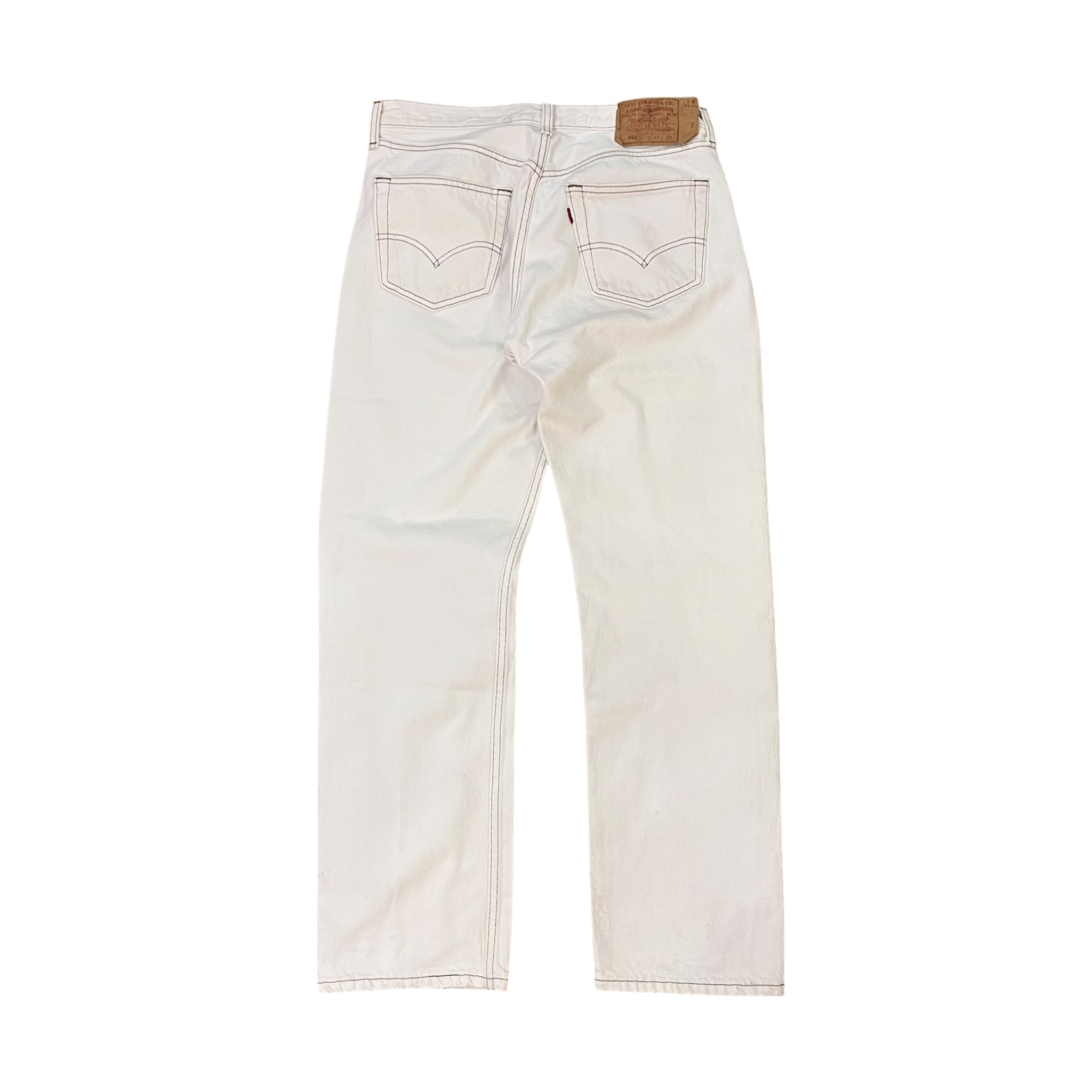 Levi's 501 White Denim usa | BLUE VALENTINE