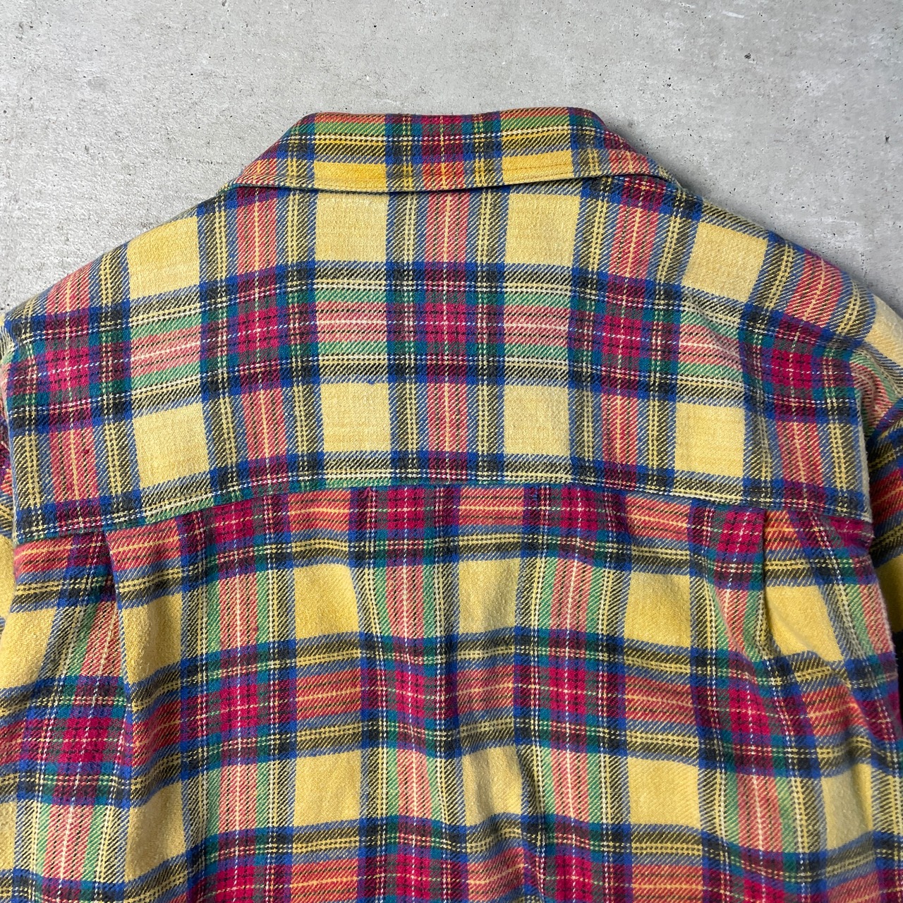 80〜90年代 CANYON DE CHRLLY チェックシャツ ネルシャツ メンズL 古着 
