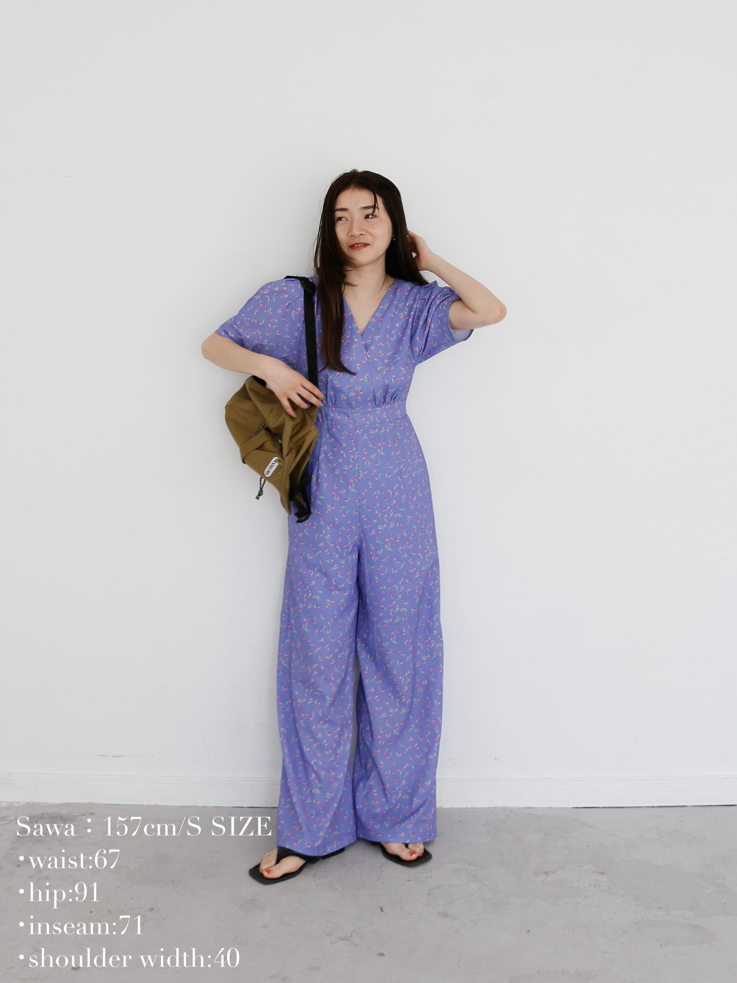 v neck all-in-one | Katrin TOKYO