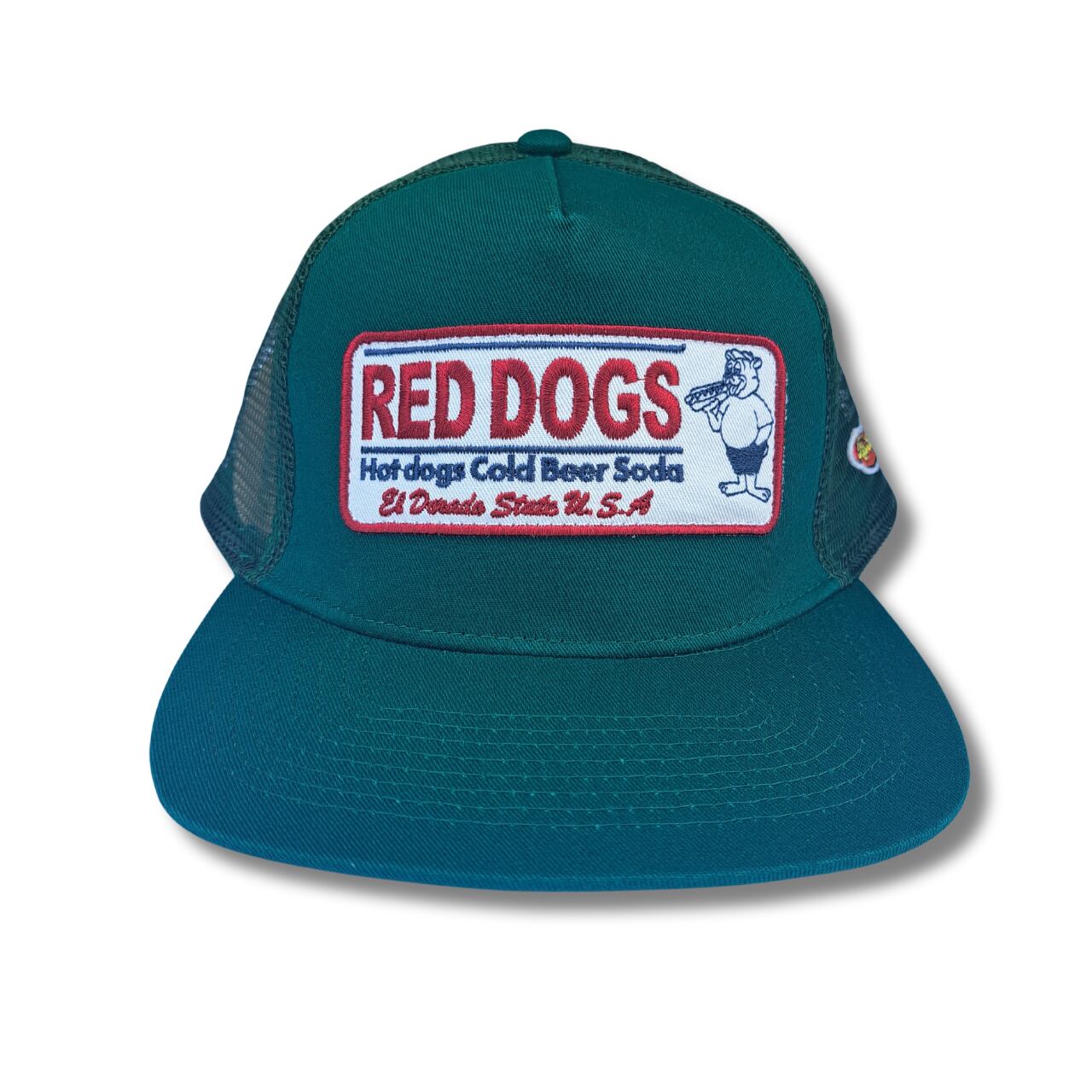 Red Dogs trucker cap (green)