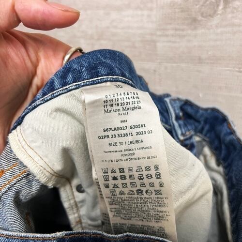 Maison Margiela メゾンマルジェラ S67LA0027 23AW ウォッシュ加工 5 