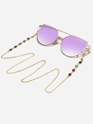 Multicolor stone glasses cord 2color [TA110]