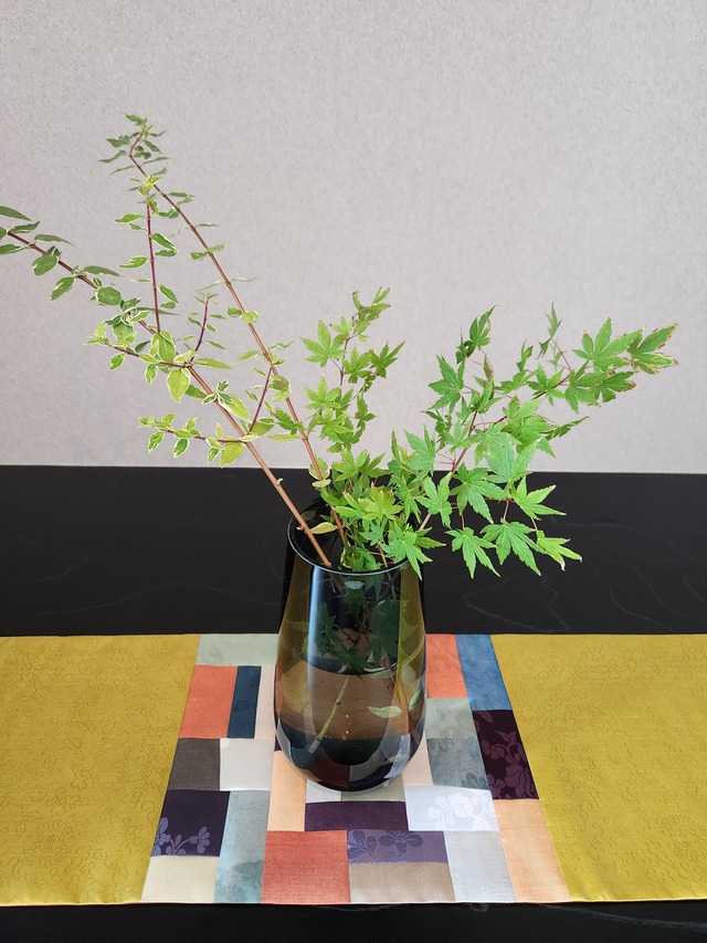 ●テーブルランナー● シルク チョガッポ 春爛漫 ●25x95cm●