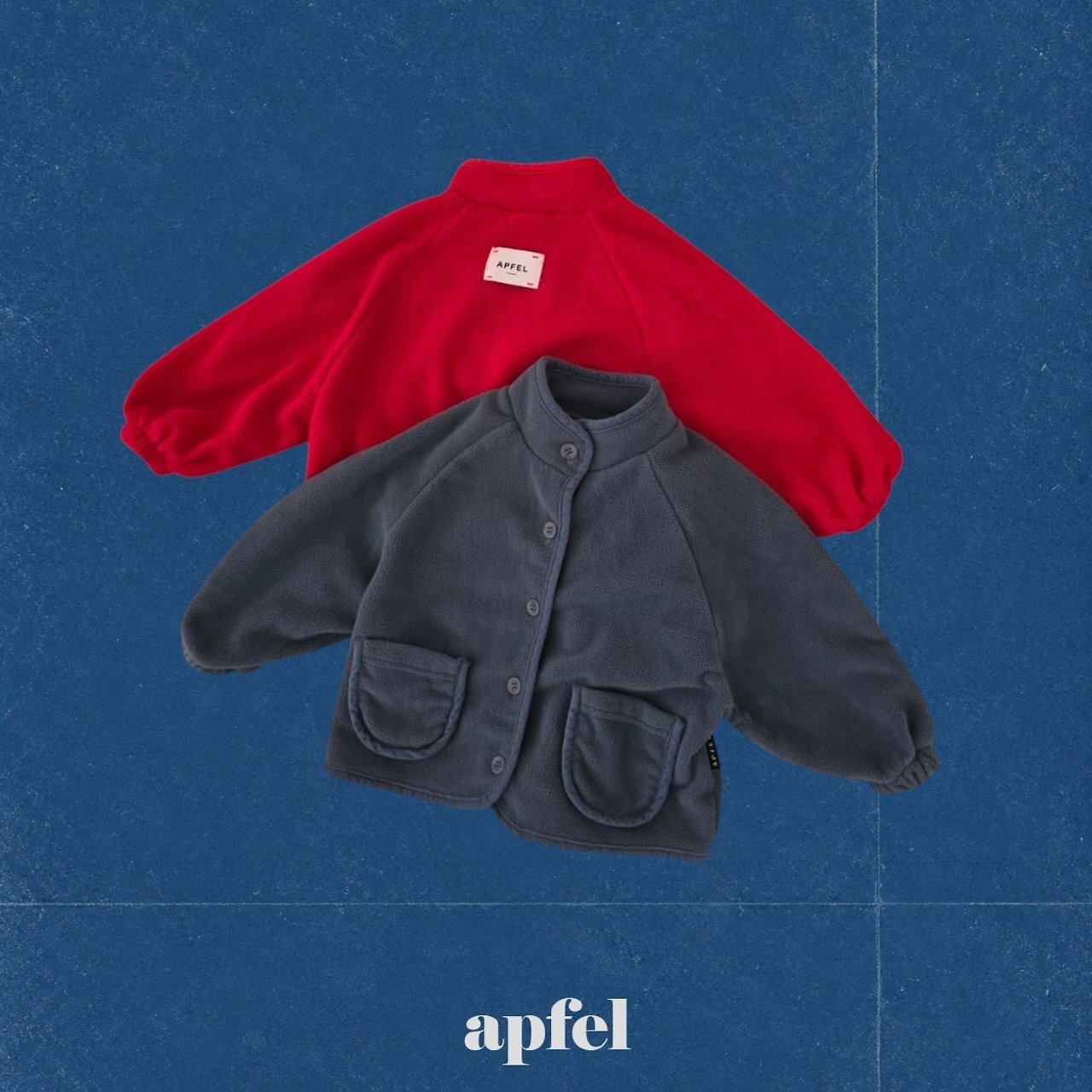 Apfel［取寄］scon button fleece jacket 26winter