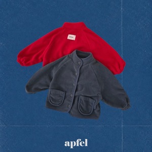 Apfel［取寄］scon button fleece jacket 26winter