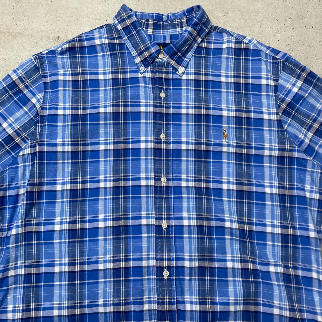 Ralph Lauren ラルフローレン SLIM FIT STRETCH OXFORD チェック柄 