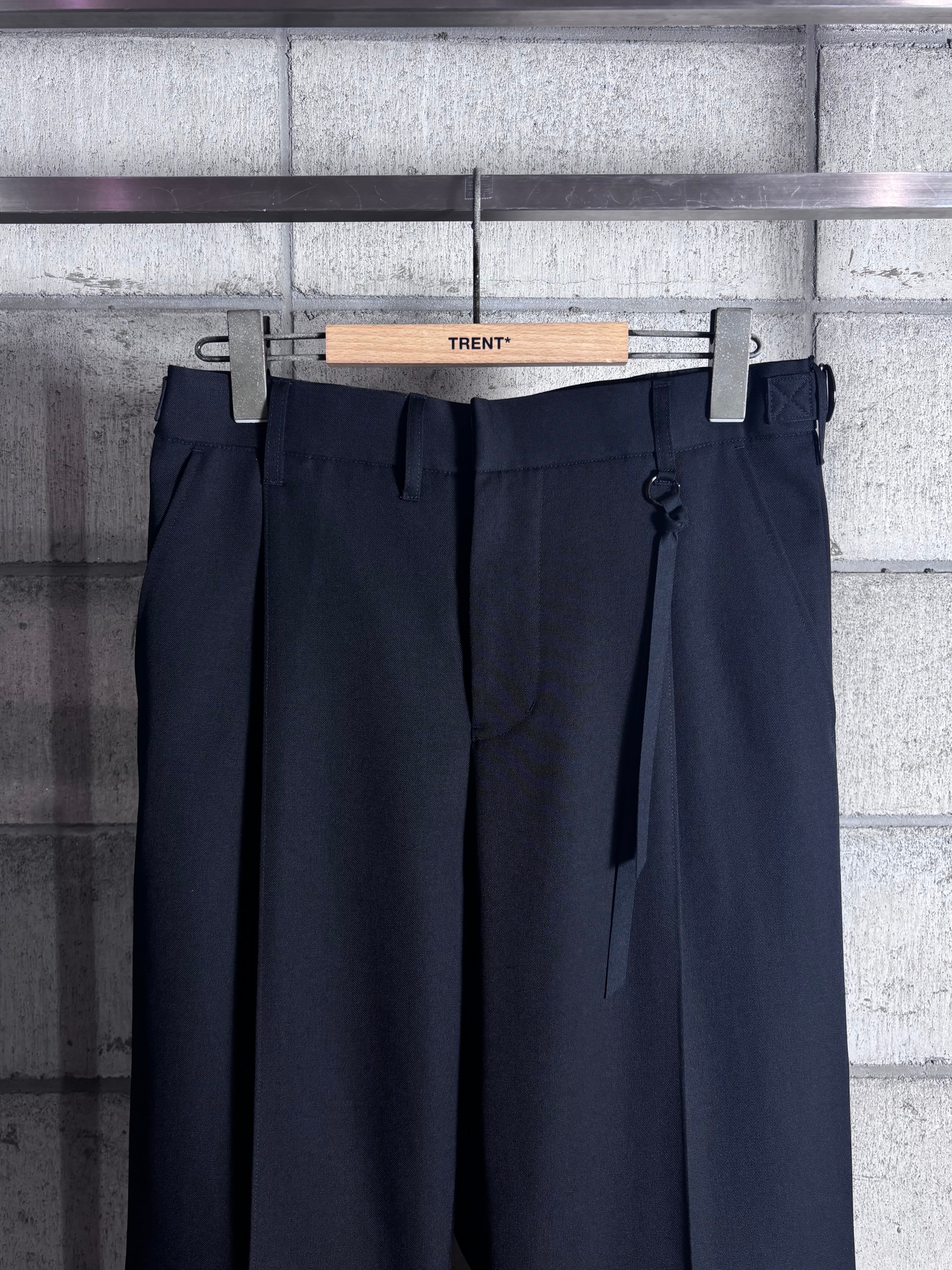 Tamme Tropical Wool Gaiter Slacks ブラック Tamme Tropical Wool Gaiter Slacks ブラック Tamme Tropical Wool