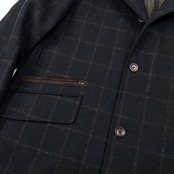 美品 Crocodile クロコダイル 尾州生地 BISHU ビシュウ ウール コート ジャケット サイズ L /メンズ