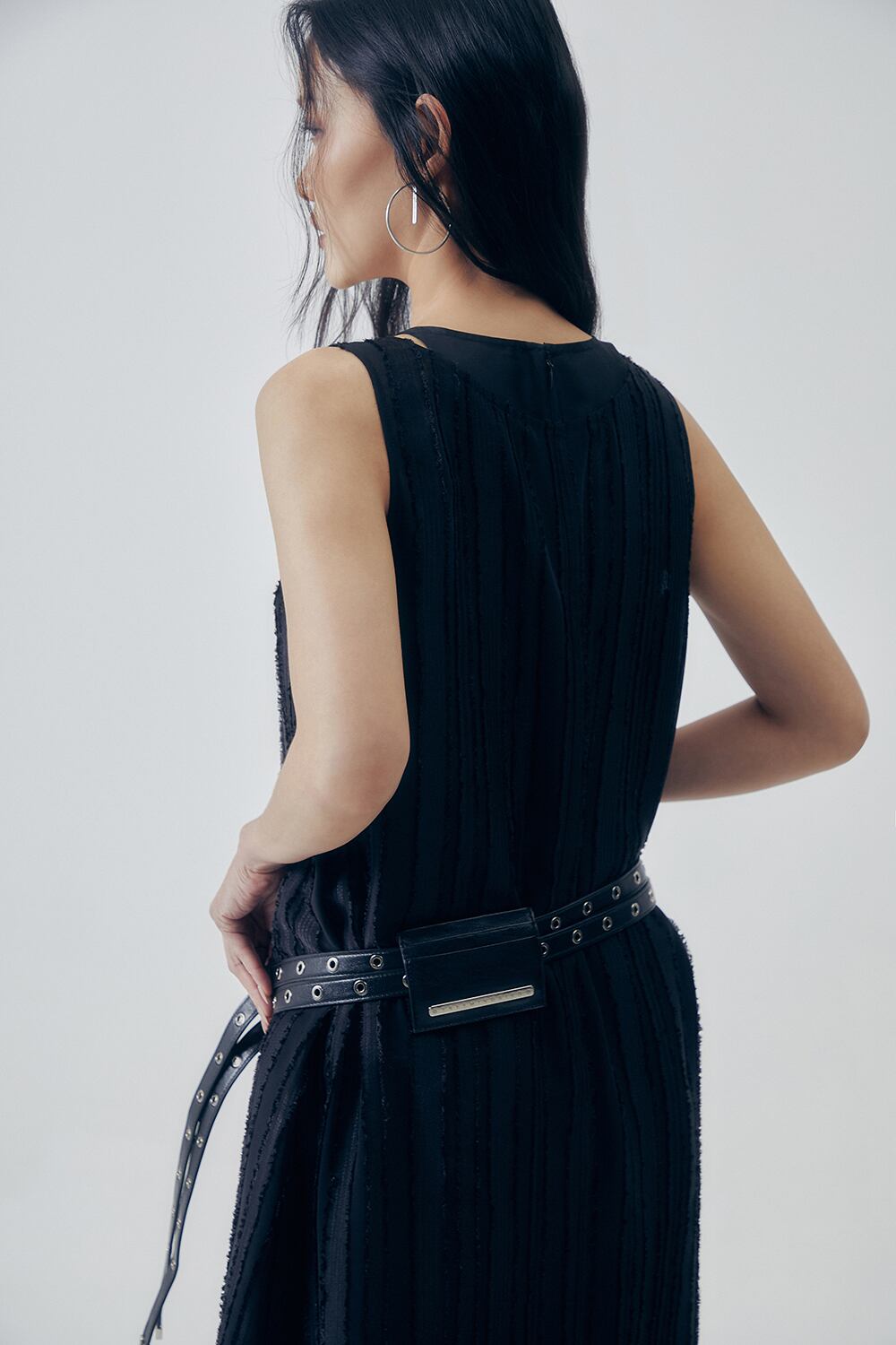 TREEMINGBIRD] Leather Card Wallet Belt [ Black ] 正規品 韓国