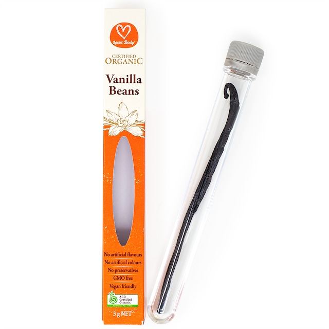 シェフズチョイス オーガニック バニラビーンズホール 1本 Organic Vanilla Beans Whole 1Pod