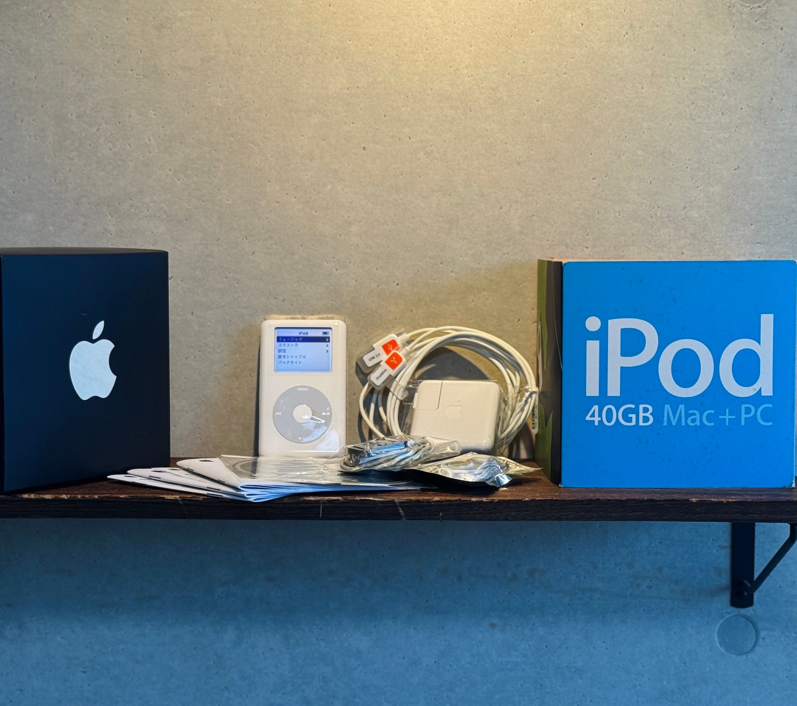 Apple 第4世代 iPod 40GB A1059｜箱付き｜新品バッテリー交換済み