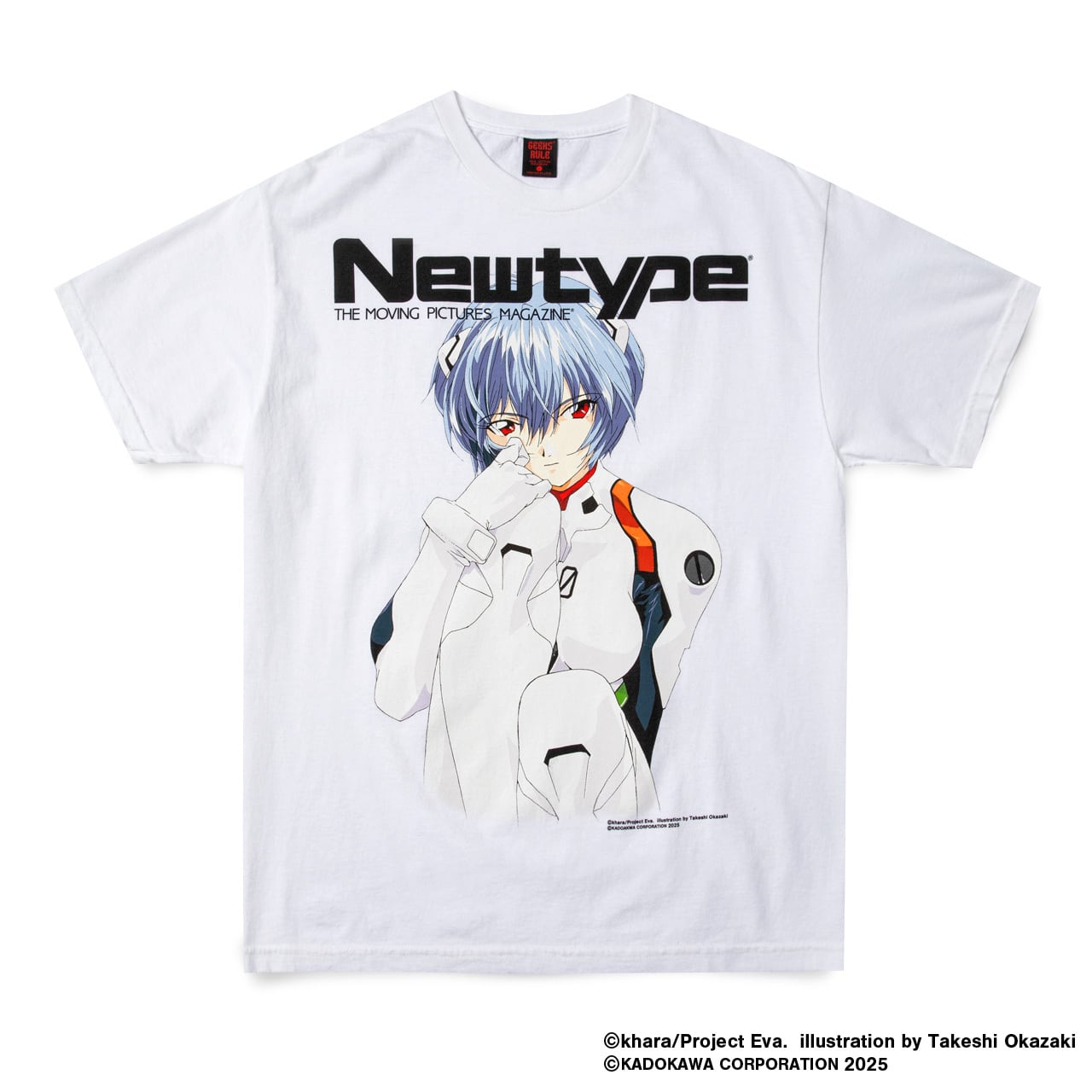 エヴァンゲリオン　GEEKS RULE Tシャツ　XL 新世紀エヴァンゲリオン』の放送当時のビジュアルを採用したGEEKS RULE