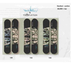  20-21 TEMPLETON SNOWBOARDS STARDUST テンプレトンスーボード スターダスト 2020/2021 19/20 日本正規品 ！グラトリ向き　サービス品多数！ 