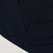 MON AMI PIERLOT モナミピエルロ 長袖 カットソー ブラウス Tシャツ T-2 /濃紺 ネイビー/レディース/日本製