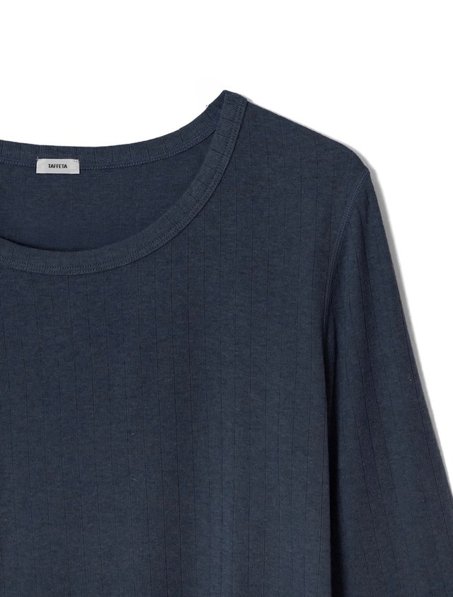 (予約) taffeta / Wool ribbed tee 4color