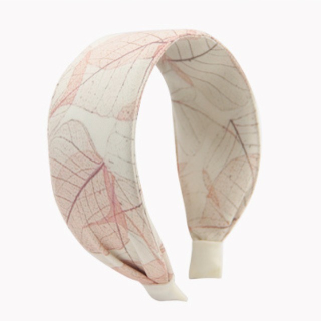 リーフプリントワイドカチューシャ X-101