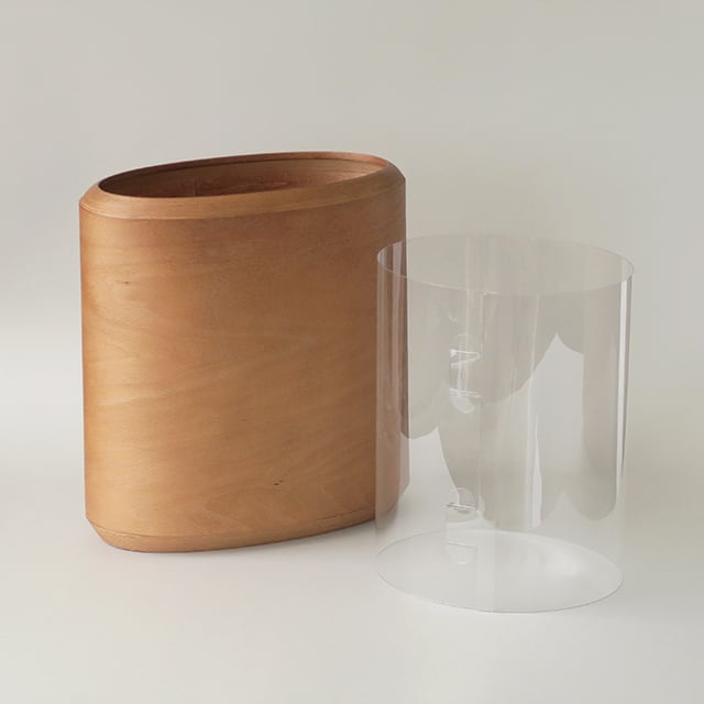 Dust Box Oval〔ナチュラル〕 | BUNACO Shop