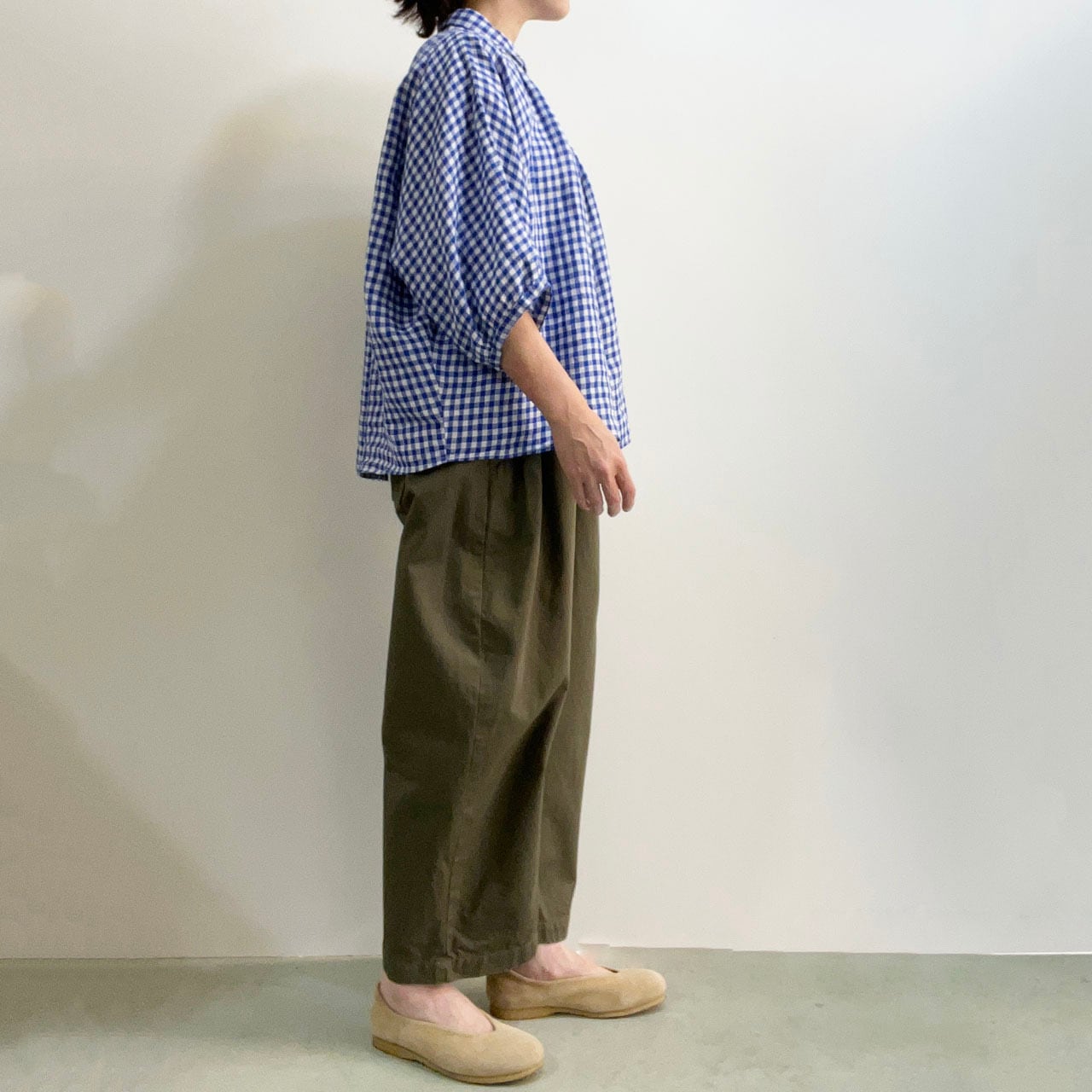 BROCANTE ブロカント グランシャツ 36-268L フレンチリネンギンガム