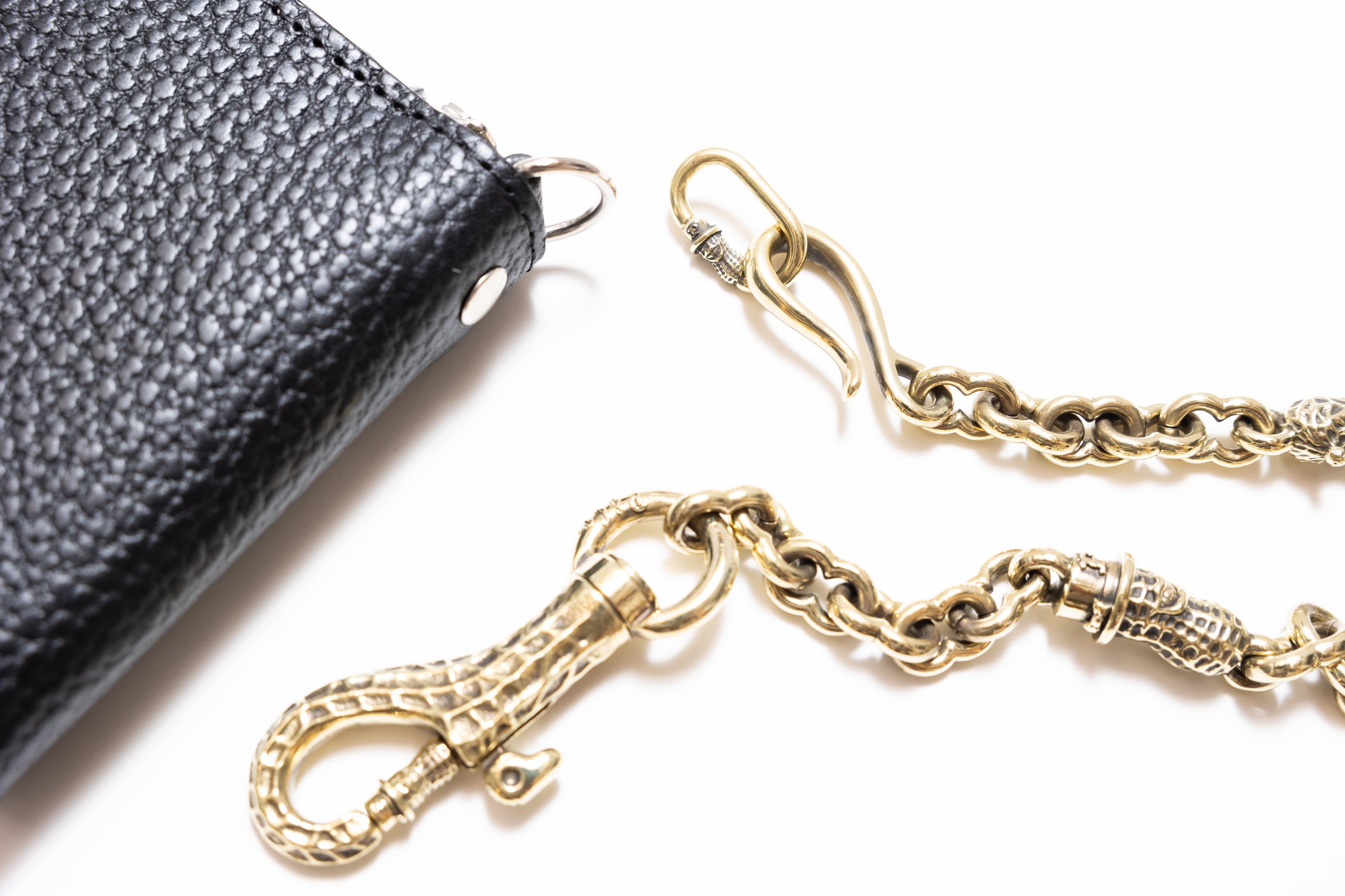 ア*ロ様 Peanuts&co 3 PEANUTS WALLET CHAIN 3 PEANUTS WALLET CHAIN （brass） | Peanuts&Co