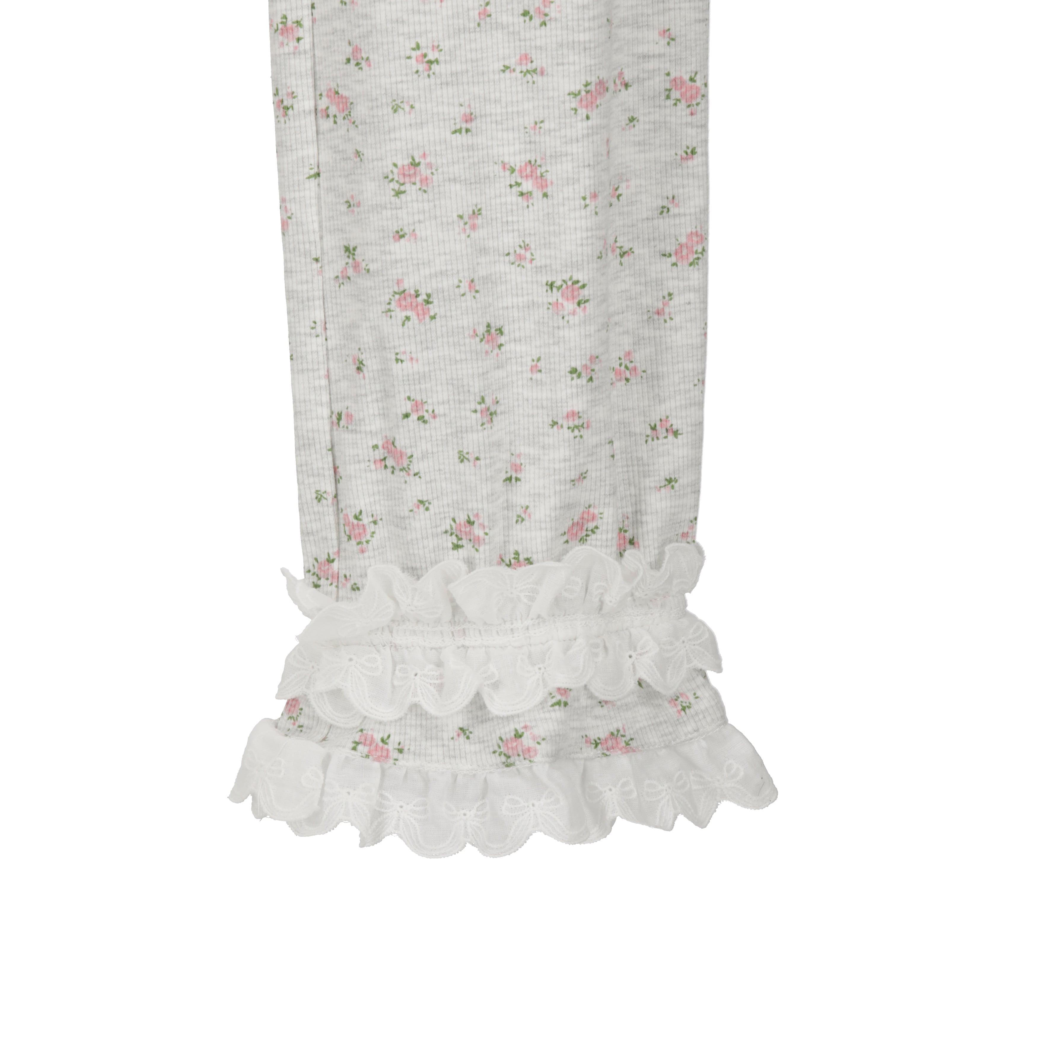 レイヤードレギンスフリルパンツ　BLUE