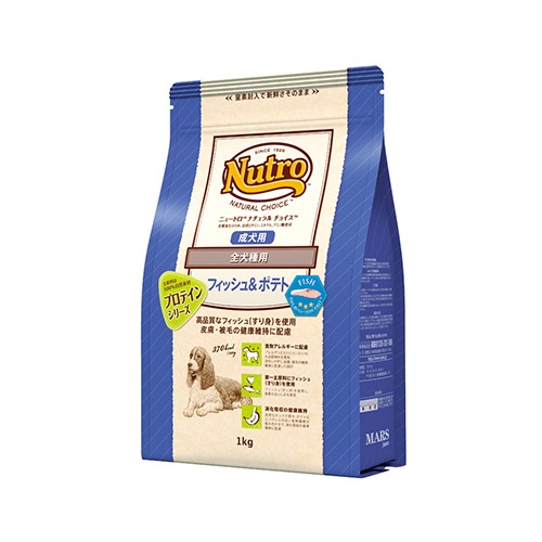 ニュートロナチュラルチョイス フィッシュ&ポテト入り 全犬種用 成犬用 1kg
