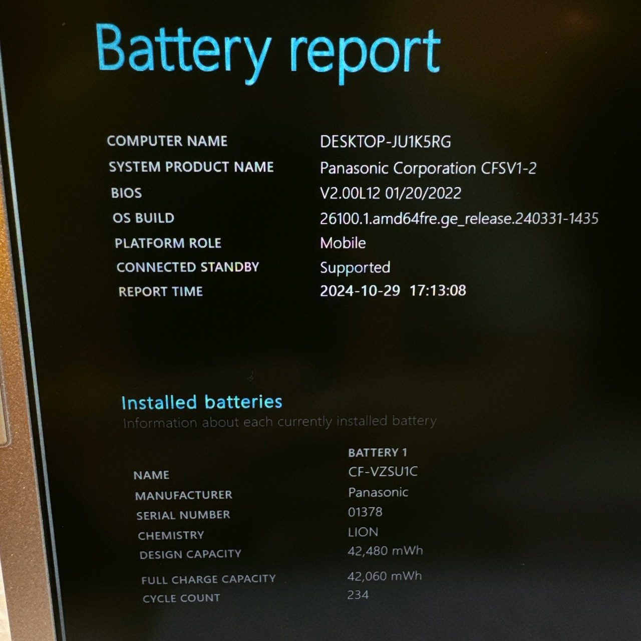 【美品 2021年式】Panasonic Let’s note SV1 / 第11世代 Core i5-1145G7 / メモリ16GB / SSD256GB