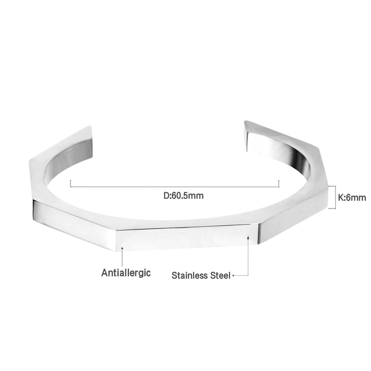 バングル フリーサイズ イレギュラー デザイン ブレスレット 【0039】