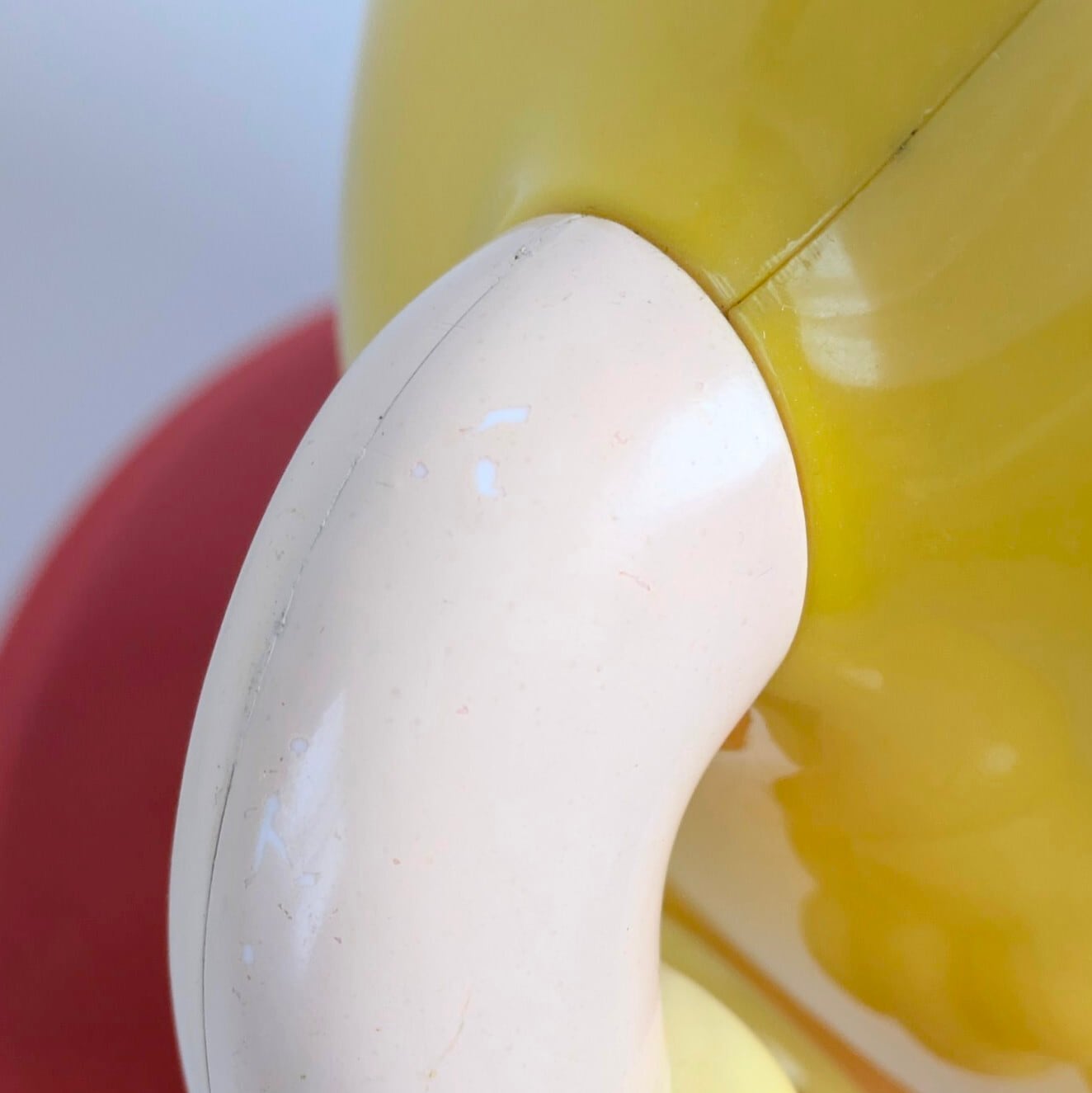 ☆ VINTAGE 90' JUNK ☆【 m&m's  ( エムアンドエムズ ) 】Alarm Bedside Clock Yellow / 目覚まし時計 / アラームクロック 〚アメリカン雑貨 アメトイ〛