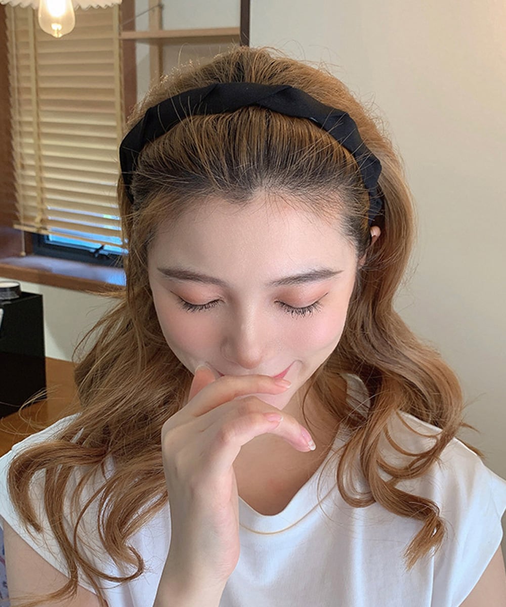 カチューシャ ツイスト ヘアアクセサリー レディース韓国 ヘアアレンジ