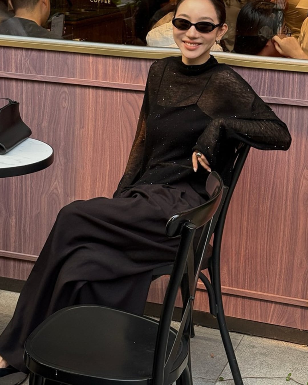 シアーニットトップス A25204