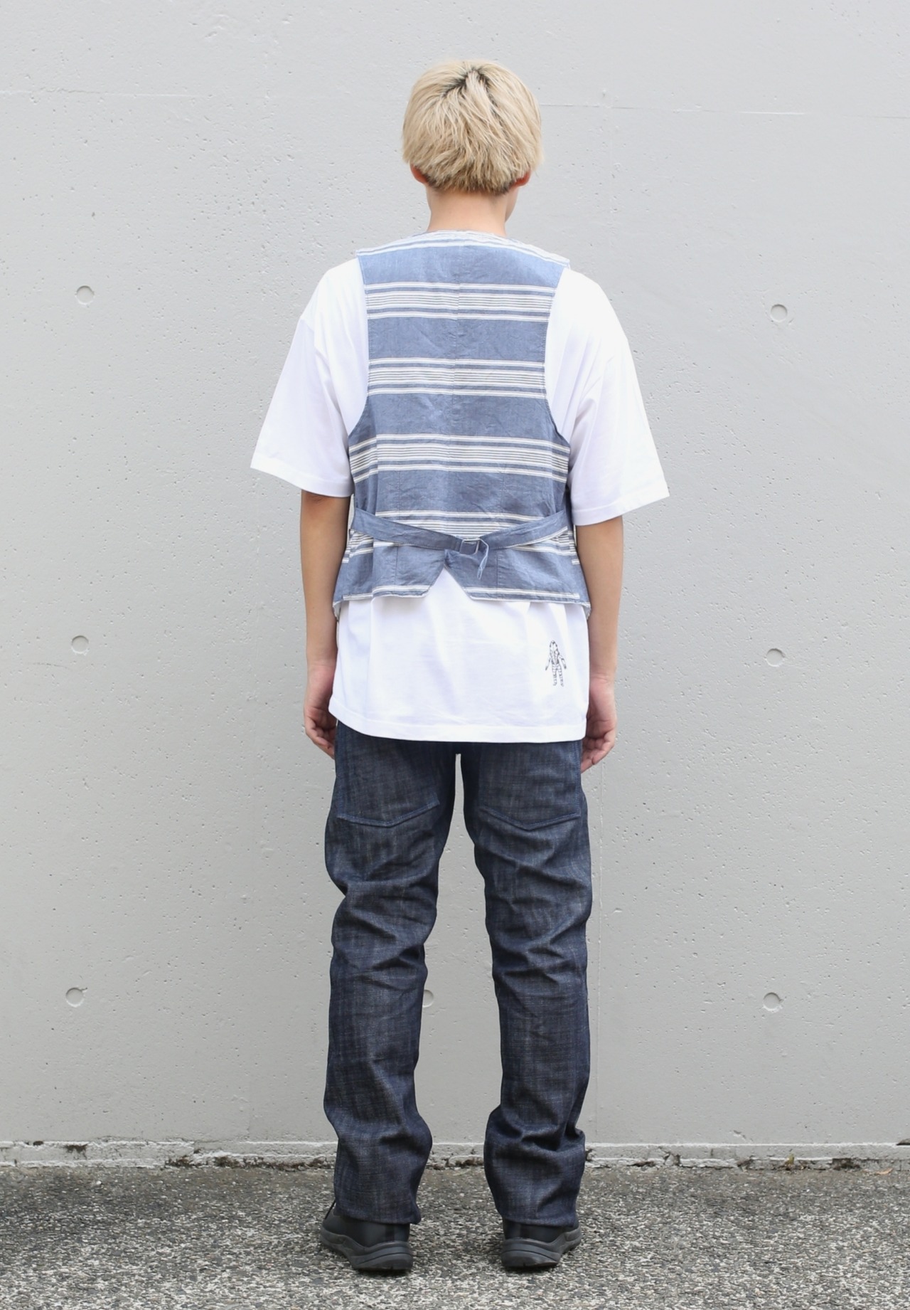 【Anti Factory】Heat Transfer Press Stripes Vest feat.ヤギエツコ