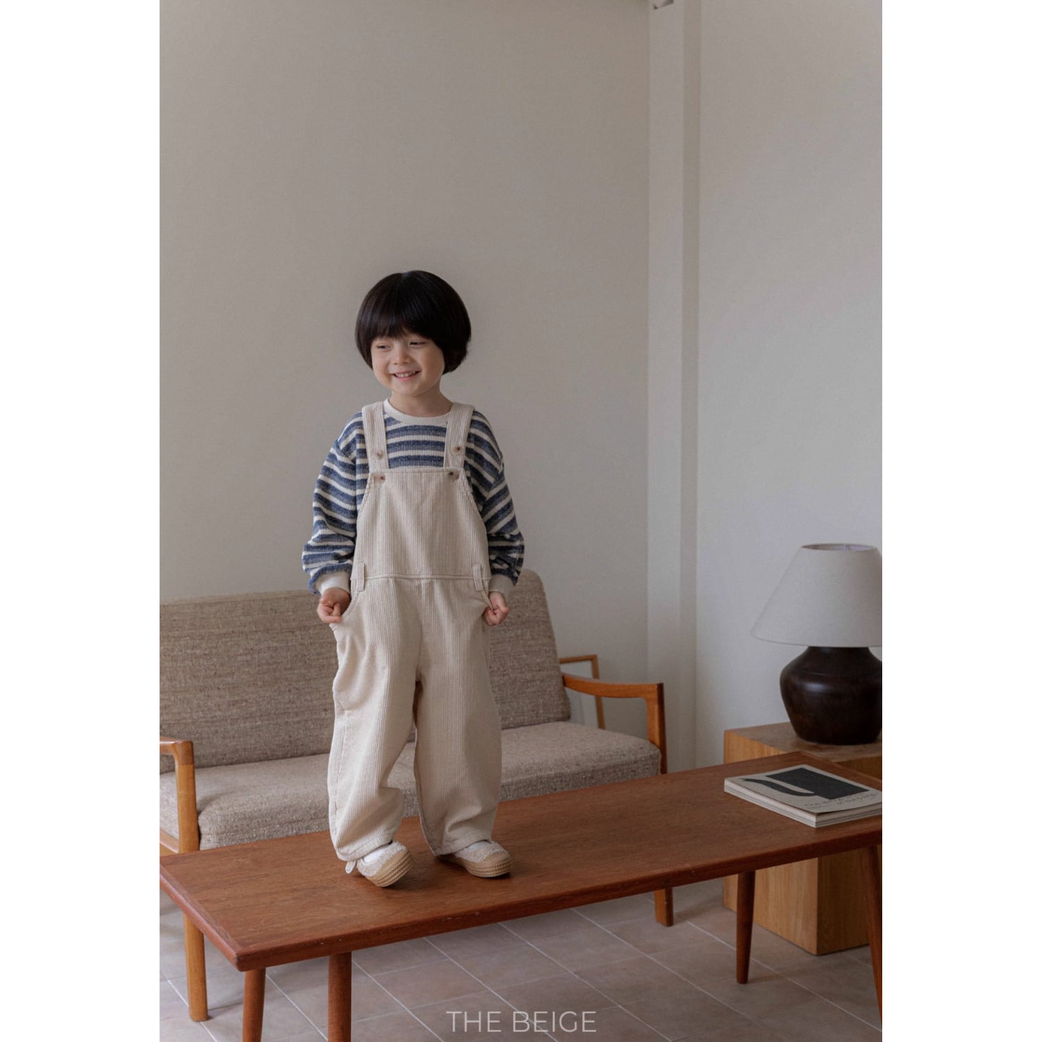 《予約》the beige ¨ belt salopette