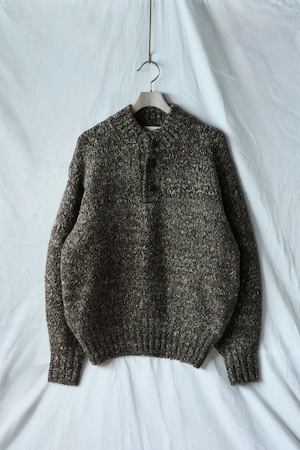 Kota Gushiken 【Blousing Balloon Sleeve with Raw Linen -Brown-】
